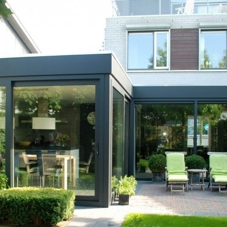 Voorbeeld aluminium schuifpuien